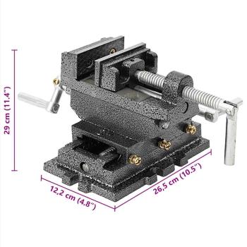 Schraubstock Kreuztisch Handbetrieben 70 mm