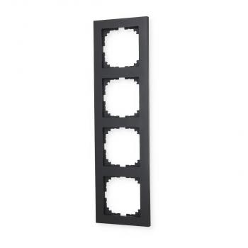Merten MEG4040-3614 Rahmen, M-Pure, 4fach, anthrazit