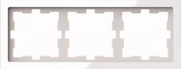 ARDEBO.de Merten D-Life Glas Rahmen, 3fach, kristallweiß (MEG4030-6520)