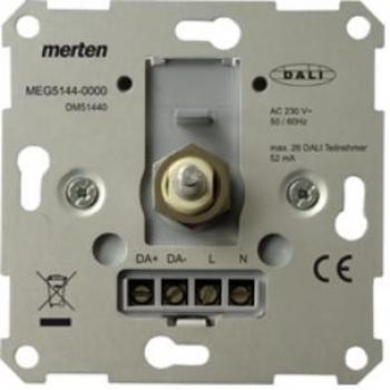 ARDEBO.de Merten MEG5144-0000 DALI-Drehdimmer-Einsatz Tunable White mit Spannungsversorgung