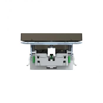 Merten MEG2367-6052 SCHUKO Steckdose mit USB-Ladegerät Typ A und Typ C / 3,0 A, System Design, moccametallic