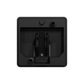 Merten MEG3854-0403 Card-Schalter mit Schriftfeld, System M, Ocean Plastic, schwarz, matt