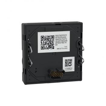 Merten MEG5779-0403 Connected Raumtemperaturregler-Modul, System M, schwarz