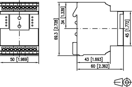 Metz Connect 11027205 Strom-/Spannungsüberwachung EIW-C18 230 V AC