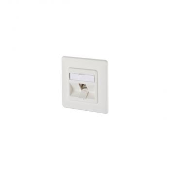 ARDEBO.de Metz Connect 130B12D11002-E Modulare Anschlussdose C6Amodul 1 Port 270°M UP reinweiß