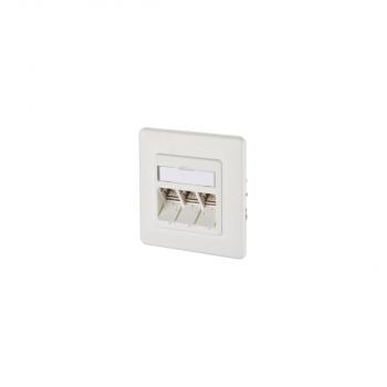ARDEBO.de Metz Connect 130B12D31002-E C6Amodul 3 Port 270°M UP, reinweiß