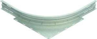 ARDEBO.de Niedax WAER105 Eckanbaustück, H:106,5 mm, rund, gesickt, ungelocht, bandverz.