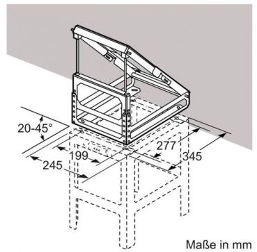 Neff Z5912X0 Adapter für Dachschrägen, links/rechts