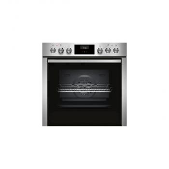ARDEBO.de Neff E1CCE4AN1 N50 EEK: A Einbauherd, 60 cm breit, 71 L, CircoTherm, LCD-Display, Schnellaufheizung, Edelstahl