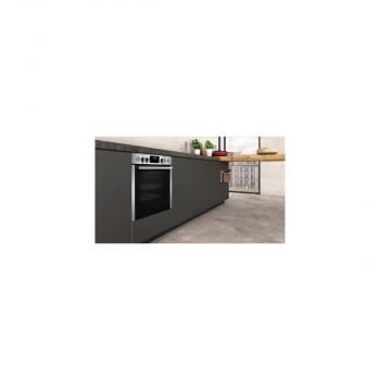 Neff E1CCE4AN1 N50 EEK: A Einbauherd, 60 cm breit, 71 L, CircoTherm, LCD-Display, Schnellaufheizung, Edelstahl