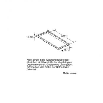 Neff I94CBS8W0 N70 EEK: B Deckenlüfter, 90cm breit, Ab-/Umluft, Dimmfunktion, weiß