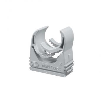 ARDEBO.de OBO Bettermann M-Quick 18-22LGR Multi-Quick-Schelle, 18,5-22,5mm PA, grau (2153114) (Inhalt: 100 Stk.)