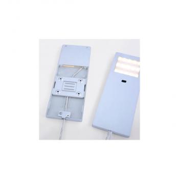 Paul Neuhaus LED-Unterbauleuchten, 2er Set, Aluminium, warmweiß, Sensorschalter, modern, 4W, 480lm (1121-95-2)