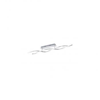 ARDEBO.de Paul Neuhaus LED Deckenleuchte, stahlfarben, wellenförmige Leuchtkörper, dimmbar, modern, 20W, 2526lm (9143-55)