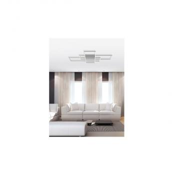 Paul Neuhaus Q-INIGO, 100x75cm, LED-Deckenleuchte, dimmbar, Smart Home, 54W, 6600lm (8195-55)