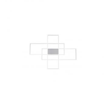 Paul Neuhaus Q-INIGO, 100x75cm, LED-Deckenleuchte, dimmbar, Smart Home, 54W, 6600lm (8195-55)