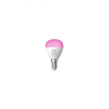 ARDEBO.de Philips Hue White & Color Ambiance Lampe, 5,1W, E14,470lm, Tropfenform (929003573601)