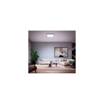Philips Hue White Ambiance Aurelle Quadratisches LED Panel, 60x60cm, 3750lm, 4000K, Dimmschalter, schwarz (929003597601)