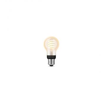 ARDEBO.de Philips Hue White Ambiance Filament Lampe, E27, 7W, A60, 550lm, 2700K (929002477501)