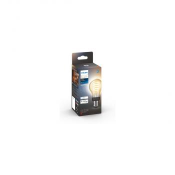 Philips Hue White Ambiance Filament Lampe, E27, 7W, A60, 550lm, 2700K (929002477501)