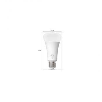 Philips Hue White E27 Lampe, A60, 15,5W, 1600lm (929002334904)