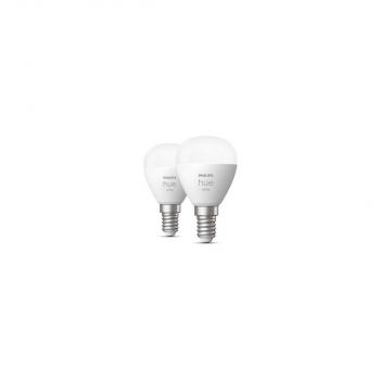 Philips Hue White Luster Smarte Lampe, E14, 5,7W, 470lm, 2700K (929002440604)