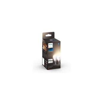 Philips Hue White Luster Smarte Lampe, E14, 5,7W, 470lm, 2700K (929002440604)