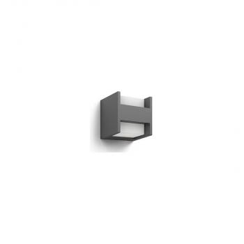 ARDEBO.de Philips myGarden LED Wandleuchte, 4,5W, 800lm, anthrazit (915005193701)