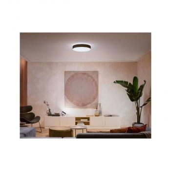 Philips Hue Enrave LED Deckenleuchte L, Dimmschalter, 33,5W, 4300lm, 4000K, schwarz (915005996901)