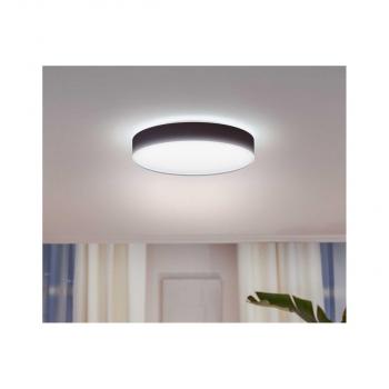Philips Hue Enrave LED Deckenleuchte L, Dimmschalter, 33,5W, 4300lm, 4000K, schwarz (915005996901)