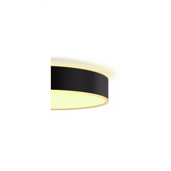 Philips Hue Enrave LED Deckenleuchte M, Dimmschalter, 19,2W, 2450lm, 4000K, schwarz (915005996701)