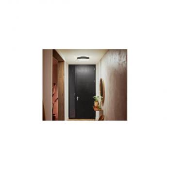 Philips Hue Enrave LED Deckenleuchte M, Dimmschalter, 19,2W, 2450lm, 4000K, schwarz (915005996701)