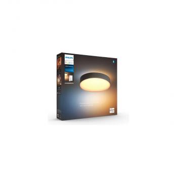 Philips Hue Enrave LED Deckenleuchte M, Dimmschalter, 19,2W, 2450lm, 4000K, schwarz (915005996701)