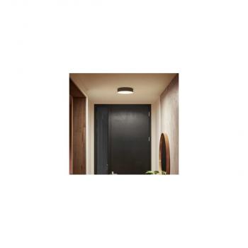Philips Hue Enrave LED Deckenleuchte S, Dimmschalter, 9,6W, 1220lm, 4000K, schwarz (915005996501)