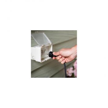 Philips Hue Outdoor Niedervolt-Netzteil, 40W, IP67, schwarz (929003149201)