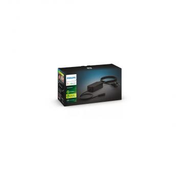 Philips Hue Outdoor Niedervolt-Netzteil, 40W, IP67, schwarz (929003149201)