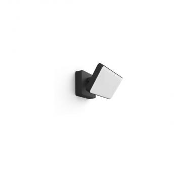 Philips Hue Welcome Outdoor LED Flutlicht, 20,5W, 2600lm, 2700K, schwarz (915005731602)