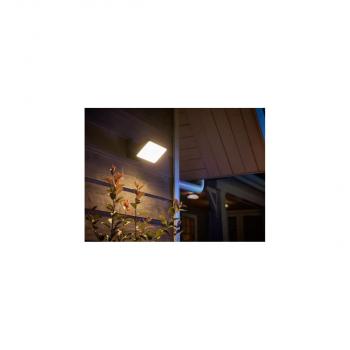 Philips Hue Welcome Outdoor LED Flutlicht, 20,5W, 2600lm, 2700K, schwarz (915005731602)