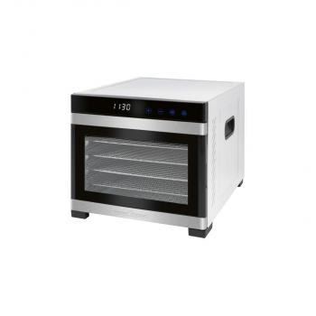 ARDEBO.de ProfiCook PC-DR 1218 Edelstahl-Dörrautomat, bis 650W, 360° Airflow Circulation, digitales Thermostat, Touch-Bedienung, Edelstahl (501218)