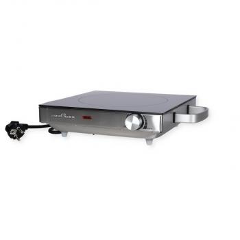 ProfiCook PC-EKP 1210 Infrarot-Einzelkochplatte, 2000 W, stufenlos, LED-Kontrollleuchte, inox (501210)