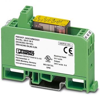 ARDEBO.de Phoenix Contact Koppelrelais - PSR-SCF- 24UC/URM/2X21, 2 Wechsler (2981363)