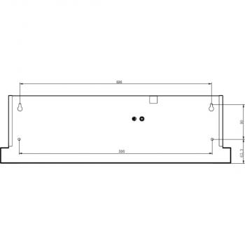 PKM UBH6002-2H Unterbauhaube, ausziehbar, Umluftbetrieb, Abluftbetrieb, LED, silber