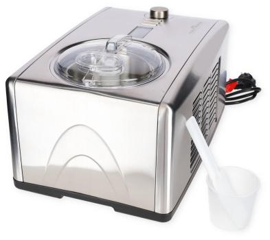 ProfiCook PC-ICM 1091 N Eiscreme-Maker, Joghurtmaker, 1500 ml, Timer, edelstahl/schwarz