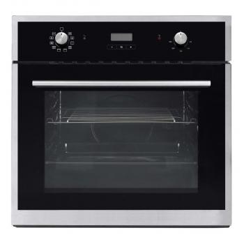 ARDEBO.de PKM EBO9.4 EEK: A Einbaubackofen, 60 cm breit, 56 Liter , Vollglasinnentüre, 3 Glasschichten, Gehäusekühlung, Tropfschale, Grillrost
