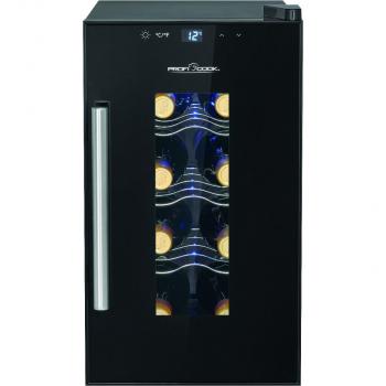 ARDEBO.de ProfiCook PC-WK 1232 Glastürkühlschrank, 23L, 26cm breit, Anti-Vibrationssystem, Thermoelektrische Kühlung, schwarz (501232)