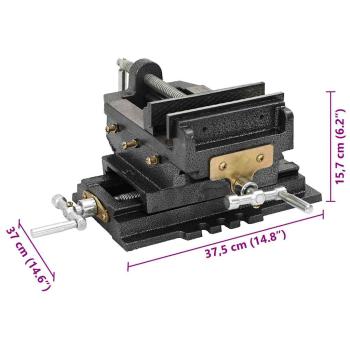 Schraubstock Kreuztisch Handbetrieben 150 mm