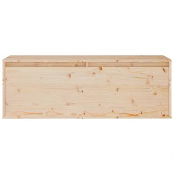 Wandschrank 100x30x35 cm Massivholz Kiefer