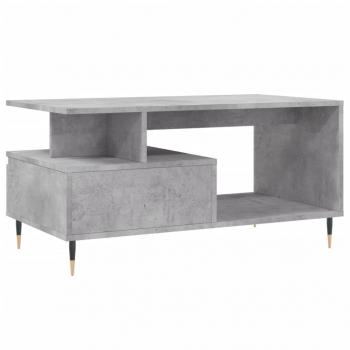 Couchtisch Betongrau 90x49x45 cm Holzwerkstoff
