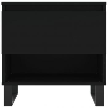 Couchtische 2 Stk. Schwarz 50x46x50 cm Holzwerkstoff
