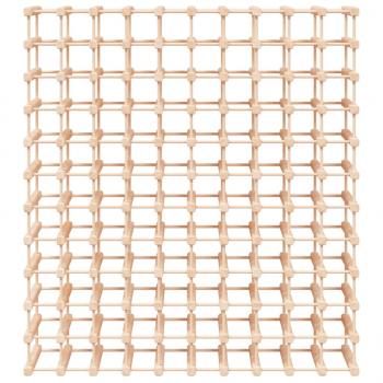 Weinregal für 120 Flaschen 112,5x23x123,5 cm Massivholz Kiefer